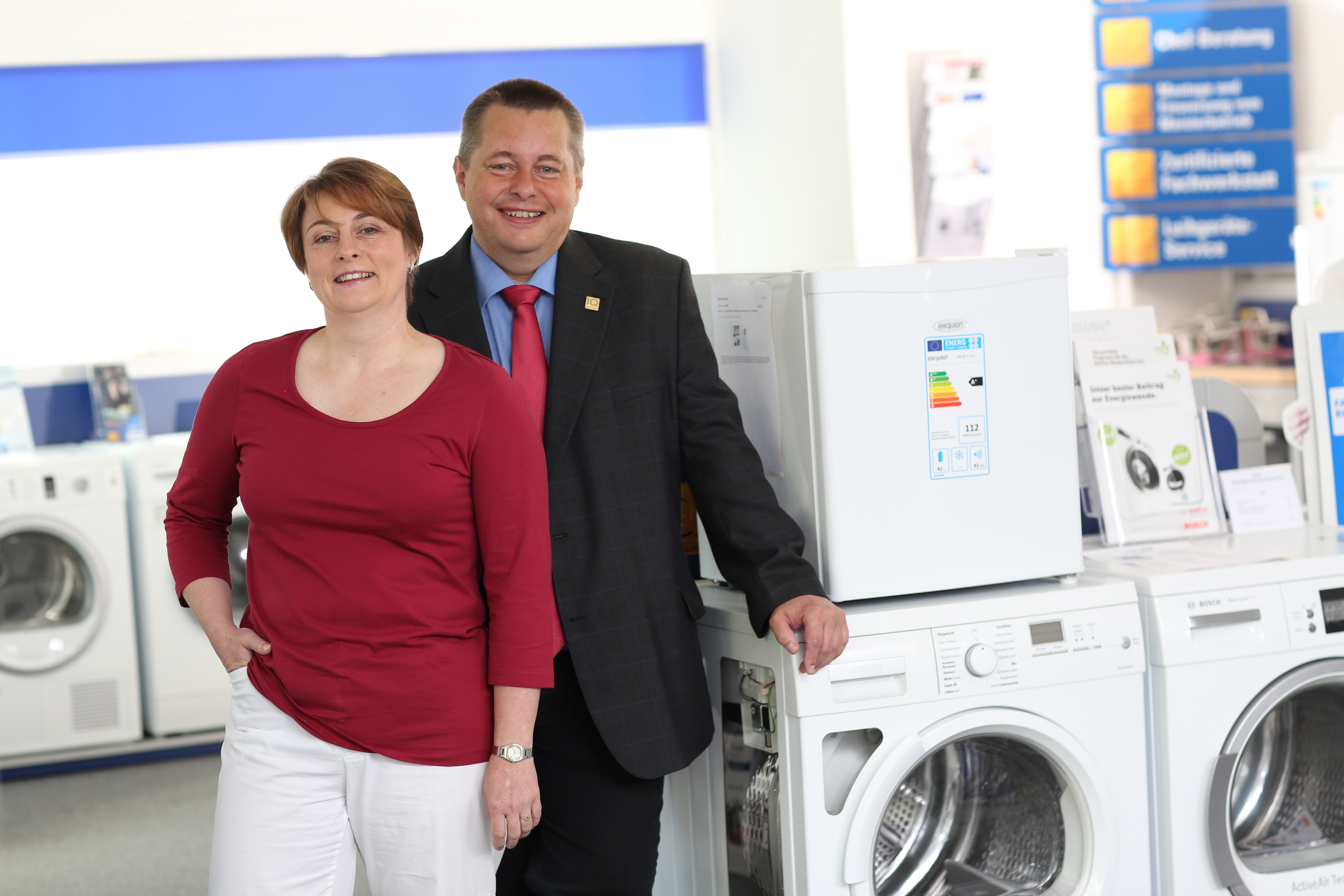 Blick in die Abteilung Weiße Ware